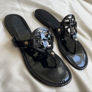 Tory Burch Miller Sandal Patent Leather